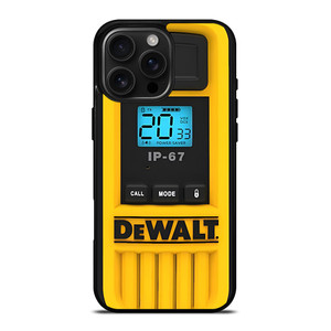 DEWALT TOOL LOGO HEAVY DUTY WALKIE TALKIE iPhone 16 Pro Max Case Cover
