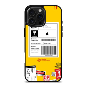 DHL SHIPPING EXPRESS LABEL APPLE iPhone 16 Pro Max Case Cover