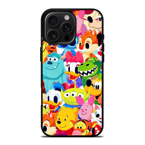 DISNEY CARTOON ALL CHARACTER  iPhone 16 Pro Max Case Cover