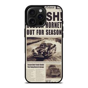 DOG HUDSON HORNET CARS MAGAZINE iPhone 16 Pro Max Case Cover