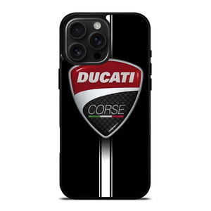DUCATI CORSE MOTOR LOGO iPhone 16 Pro Max Case Cover