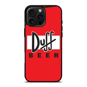 DUFF BEER THE SIMPSONS CARTOON 2 iPhone 16 Pro Max Case Cover DUFF BEER THE SIMPSONS CARTOON 2 iPhone 16 Pro Max Case Cover