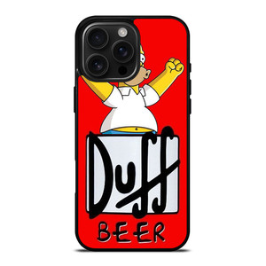 DUFF BEER THE SIMPSONS CARTOON 4 iPhone 16 Pro Max Case Cover