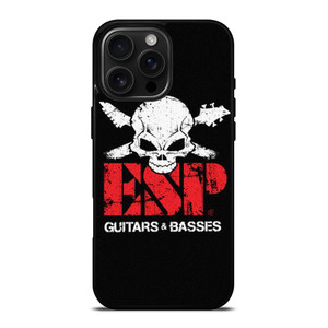 ESP GUITARS AND BASSES LOGO iPhone 16 Pro Max Case Cover ESP GUITARS AND BASSES LOGO iPhone 16 Pro Max Case Cover