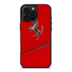 FERRARI RED CAR LOGO iPhone 16 Pro Max Case Cover