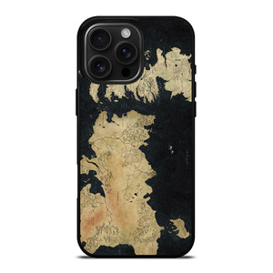 GAME OF THRONES MAP iPhone 16 Pro Max Case Cover