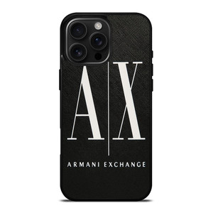 GIROGIO ARMANI LOGO EXCHANGE AX iPhone 16 Pro Max Case Cover