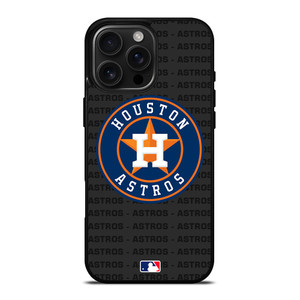 HOUSTON ASTROS BASEBALL BLACK iPhone 16 Pro Max Case Cover HOUSTON ASTROS BASEBALL BLACK iPhone 16 Pro Max Case Cover