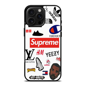 HYPEBEAST SUPREME YEEZY KANYE WEST iPhone 16 Pro Max Case Cover