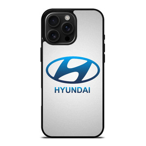 HYUNDAI SILVER LOGO iPhone 16 Pro Max Case Cover