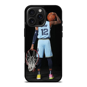 JA MORANT MEMPHIS GRIZZLIES NBA BASKETBALL iPhone 16 Pro Max Case Cover