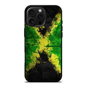 JAMAICAN FLAG SPLASH iPhone 16 Pro Max Case Cover