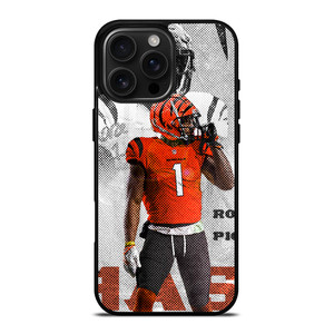 JAMARR CHASE CINCINNATI BENGALS NFL FOOTBALL iPhone 16 Pro Max Case Cover JAMARR CHASE CINCINNATI BENGALS NFL FOOTBALL iPhone 16 Pro Max Case Cover