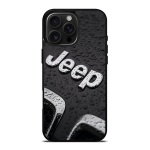 JEEP CAR LOGO UNDER RAIN iPhone 16 Pro Max Case Cover
