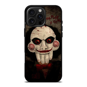 JIGSAW MOVIES I WANNA PLAY A GAME iPhone 16 Pro Max Case Cover JIGSAW MOVIES I WANNA PLAY A GAME iPhone 16 Pro Max Case Cover