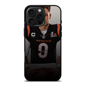 JOE BURROW CINCINNATI BENGALS NFL iPhone 16 Pro Max Case Cover