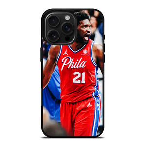 JOEL EMBIID PHILADELPHIA SIXERS 3 iPhone 16 Pro Max Case Cover