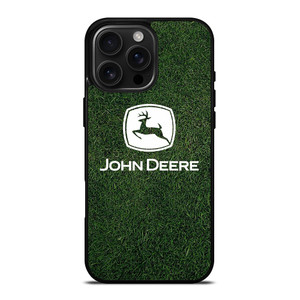 JOHN DEERE LOGO GREEN GRASS ICON iPhone 16 Pro Max Case Cover