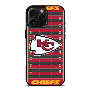 KANSAS CITY CHIEFS FOOTBALL FIELD iPhone 16 Pro Max Case Cover