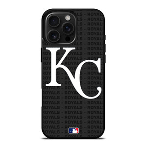 KANSAS CITY ROYALS BASEBALL BLACK iPhone 16 Pro Max Case Cover