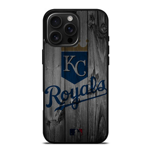 KANSAS CITY ROYALS BASEBALL MLB WOOD LOGO iPhone 16 Pro Max Case Cover