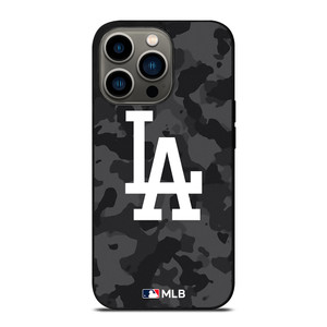 LOS ANGELES DODGERS BASEBALL BLACK CAMO iPhone 13 Pro Case Cover LOS ANGELES DODGERS BASEBALL BLACK CAMO iPhone 13 Pro Case Cover