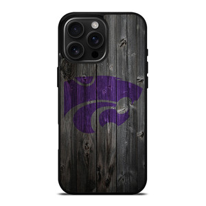 KANSAS CITY WILDCATS WOODEN LOGO iPhone 16 Pro Max Case Cover