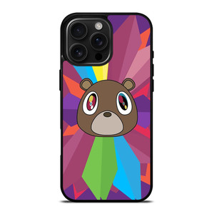 KANYE WEST DROPOUT BEAR FACE ICON iPhone 16 Pro Max Case Cover
