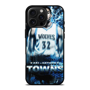 KARL ANTHONY TOWNS MINNESOTA TIMBERWOLVES iPhone 16 Pro Max Case Cover
