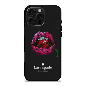 KATE SPADE NEW YORK LIPS AND CHERRY iPhone 16 Pro Max Case Cover