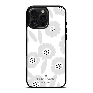 KATE SPADE NEW YORK LOGO WHITE FLOWER iPhone 16 Pro Max Case Cover