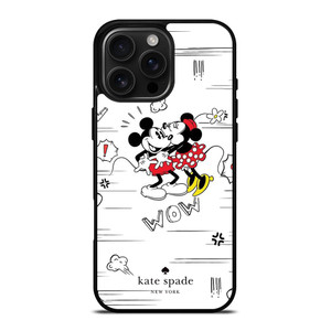 KATE SPADE NEW YORK LOGO X MICKEY MINNIE MOUSE DISNEY iPhone 16 Pro Max Case Cover