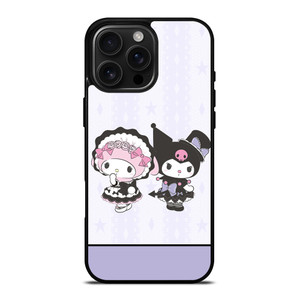 KUROMI AND MELODY ANIME iPhone 16 Pro Max Case Cover