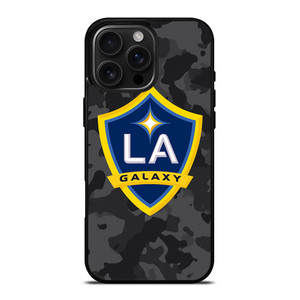 LA GALAXY MLS BLACK CAMO iPhone 16 Pro Max Case Cover