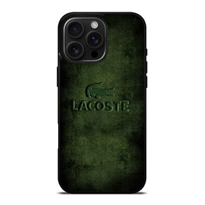LACOSTE LEATHER iPhone 16 Pro Max Case Cover