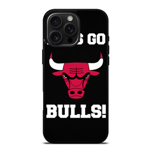 LETS GO CHICAGO BULLS NBA BASKETBALL iPhone 16 Pro Max Case Cover