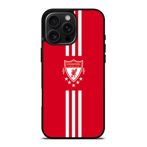 LIVERPOOL FC FOOTBALL CLUB LOGO ADIDAS iPhone 16 Pro Max Case Cover