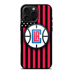 LOS ANGELES CLIPPERS NBA USA FLAG iPhone 16 Pro Max Case Cover