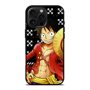 LUFFY OFF WHITE 2 iPhone 16 Pro Max Case Cover