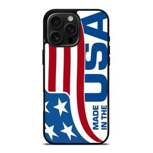 MADE IN USA LOGO iPhone 16 Pro Max Case Cover