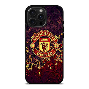 MANCHESTER UNITED LOGO FAN ART iPhone 16 Pro Max Case Cover