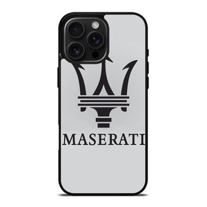 MASERATI FLAT LOGO 2 iPhone 16 Pro Max Case Cover