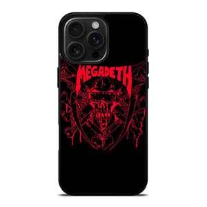 MEGADETH METAL BAND LOGO iPhone 16 Pro Max Case Cover MEGADETH METAL BAND LOGO iPhone 16 Pro Max Case Cover