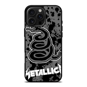 METALLICA BAND BLACK SNAKE iPhone 16 Pro Max Case Cover METALLICA BAND BLACK SNAKE iPhone 16 Pro Max Case Cover