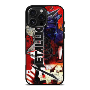 METALLICA ROCK BAND ALL ALBUM iPhone 16 Pro Max Case Cover