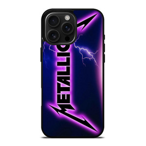 METALLICA ROCK BAND VIOLET LIGHTNING iPhone 16 Pro Max Case Cover METALLICA ROCK BAND VIOLET LIGHTNING iPhone 16 Pro Max Case Cover