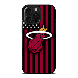 MIAMI HEATS NBA USA FLAG iPhone 16 Pro Max Case Cover
