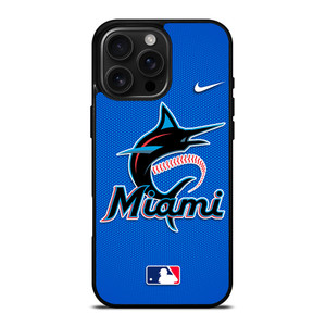 MIAMI MARLINS MLB BASEBALL NIKE iPhone 16 Pro Max Case Cover