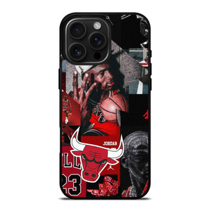 MICHAEL JORDAN CHICAGO BULLS COLLAGE iPhone 16 Pro Max Case Cover