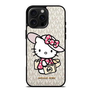 MICHAEL KORS MK LOGO HELLO KITTY iPhone 16 Pro Max Case Cover